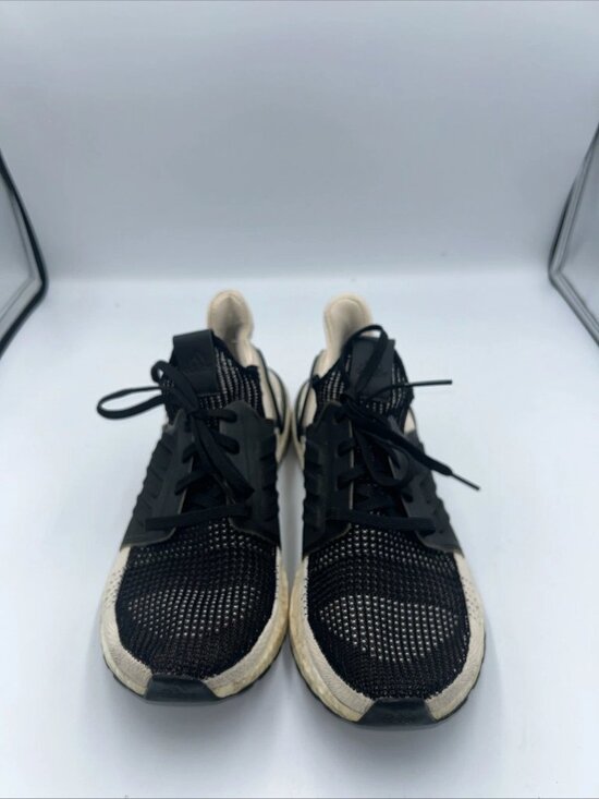 Adidas Ultraboost 19 Shoes Mens Size 8.5 Black Gray Blue Road Running G27506 main image 5